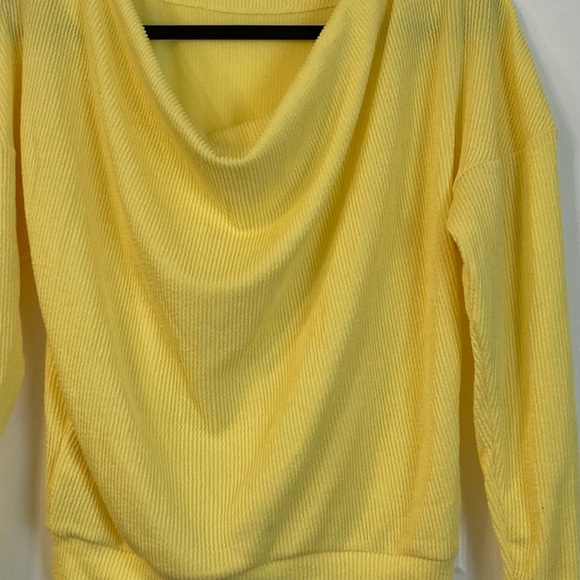 Anthropologie Yellow Pullover Top - Picture 6 of 11